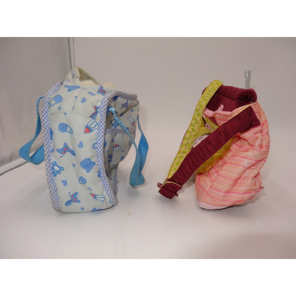 Baby Alive On The Go Carrier Panda Purse Diaper Bag Plus Bag and Accessories Lot - Picture 11 of 16